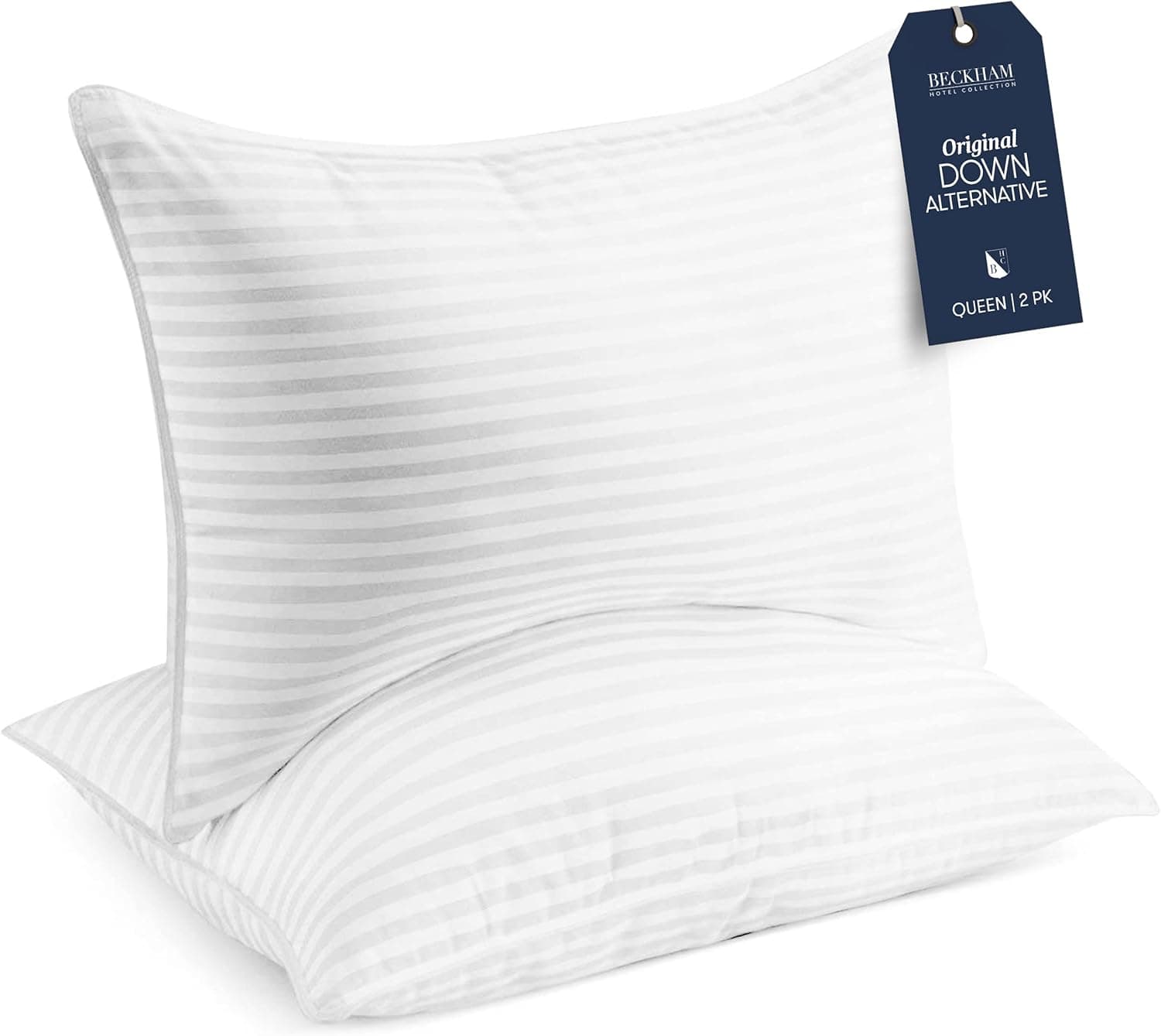 Beckham Hotel Collection Gel Pillows — Queen, 2-Pack