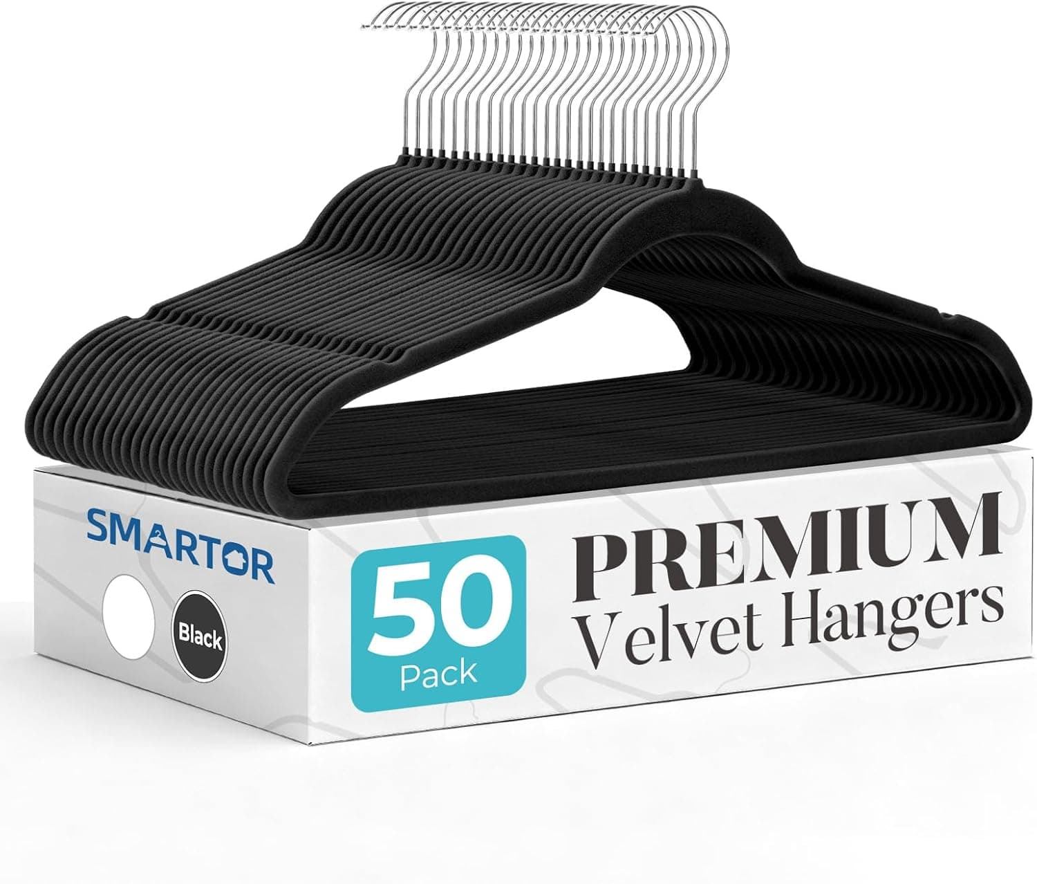 Velvet Hangers 50-Pack — Non-Slip