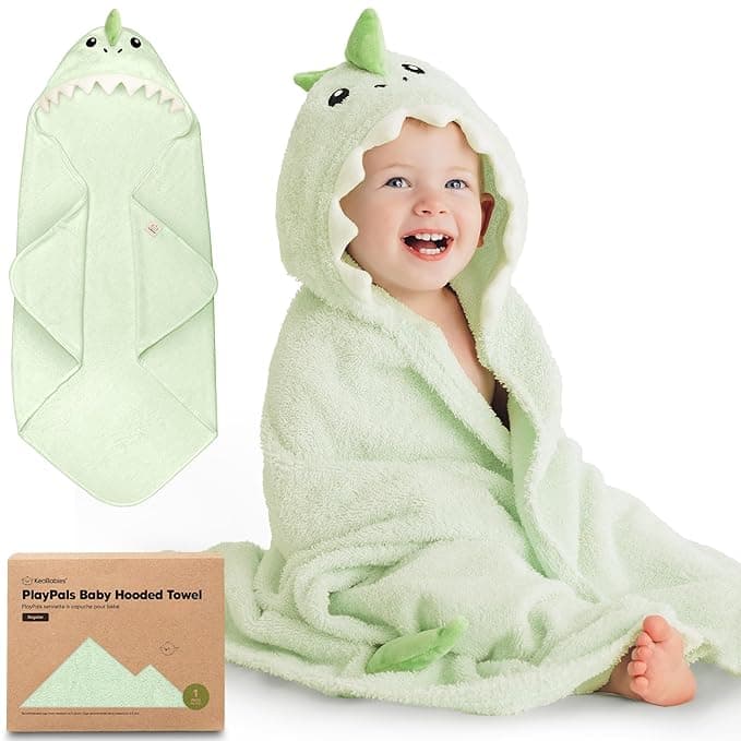 KeaBabies Organic Hooded Bath Towel for Kids