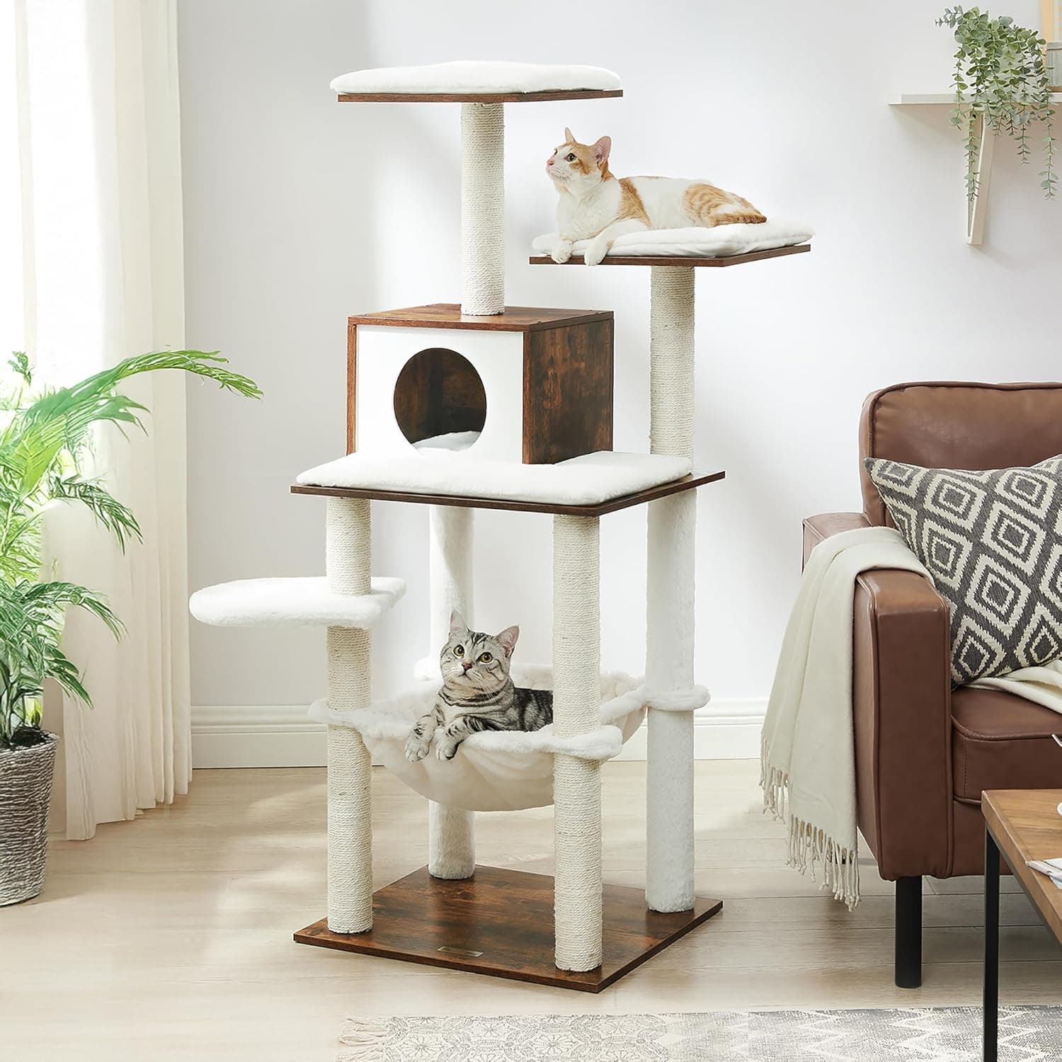 FEANDREA Cat Tree — 41.3" Multi-Level